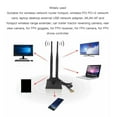 thumbnail image 4 of Antenna, RP SMA Male Connector ABS Adjustable Angle 6DBI High Gain Dual WiFi Antenna  for Home Networking, 4 of 7