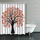 thumbnail image 1 of ABPHQTO Árbol de otoño para su diseño Cortina de ducha Cortina de baño de poliéster 150x180 cm, 1 of 1