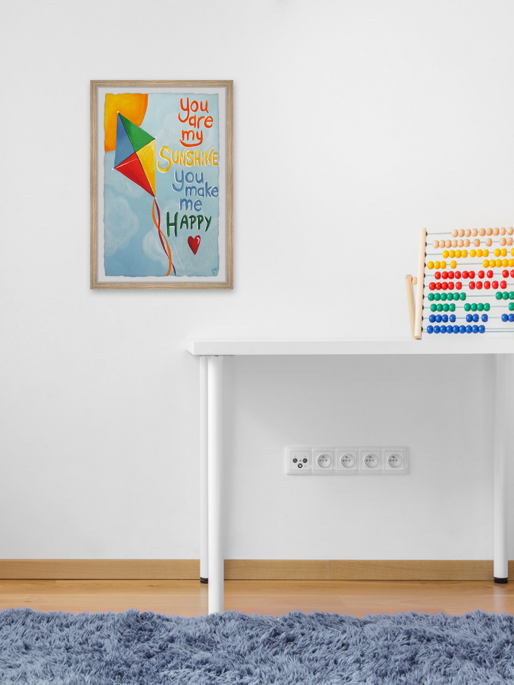 Marmont Hill Sunshine Kite II by Nicola Joyner Framed Wall Art