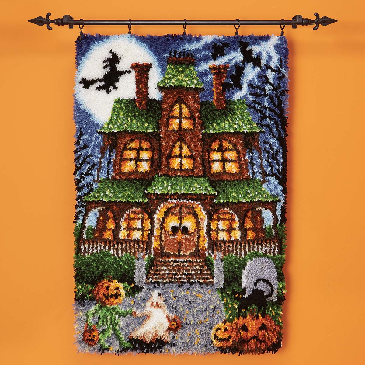 Herrschners® Haunted House Latch Hook Kit