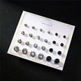 thumbnail image 1 of Xihbxyly Juego de Pendientes de Perlas, Pendientes de Cristal, Joyería de Estilo Europeo, Accesorios de Moda para Mujer, Regalo de Boda, Paquete Variado de 12 Pares., 1 of 7