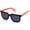 Orange, variant on Newbee Fashion Kyra 8-Bit Retro 80's Video Game Colored Templed Party Sunglasses