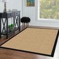 thumbnail image 2 of Linon Home Décor Athena Area Rug or Runner Collection, Sisal and Black, 8.75' x 12', 2 of 3