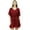 Maroon, variant on Bimba Women's V Neck Tassel Kaftan Short Rayon Caftan Designer Beachwear Coverup Dress