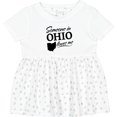 thumbnail image 3 of Inktastic Someone in Ohio Loves Me Girls Baby Dress, 3 of 5