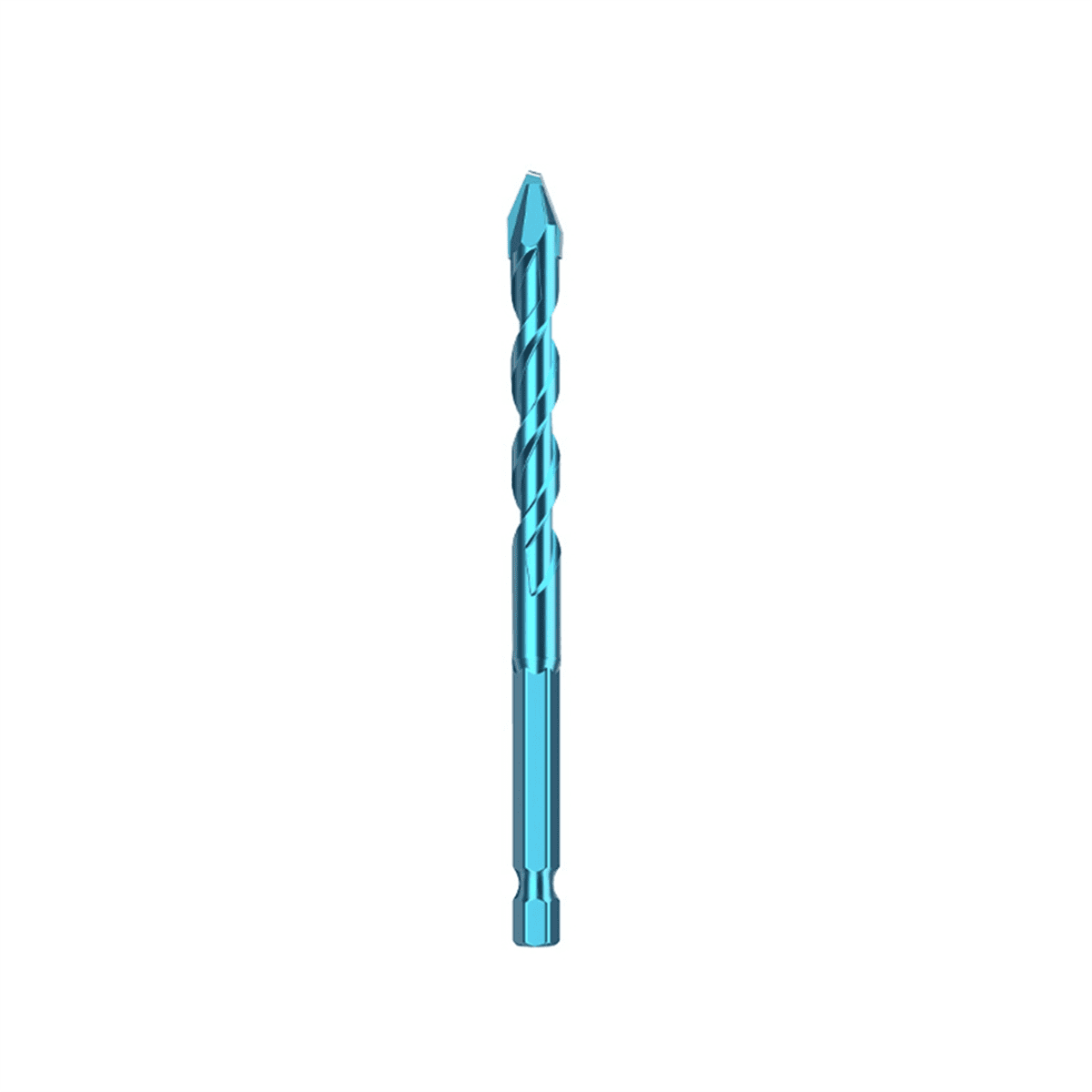 10pcs Tile Bit Blue Spade Drill Bit Set High Hardness Eccentric Drill Cordless Drill Power Tools Accessories 8mm