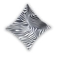 thumbnail image 2 of Abstract Black-white Stripes Line Art Throw Pillow Covers Pillowcases 18 x 18 Inch Home Decor 2 Packs for Bedroom Sofa, 2 of 6