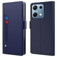 thumbnail image 1 of For Xiaomi Redmi Note 14S 4G Case Stand PU Leather Phone Cover Card Holder Mirror - Black, 1 of 5