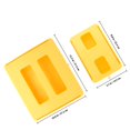 thumbnail image 2 of WHAMVOX 2Ud Cajones Organizadores Ocultos Bajo Escritorio Color Amarillo Para Guardar Accesorios De Oficina, 2 of 7