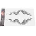 thumbnail image 3 of Pegatinas de tatuaje para el cabello con bordes para mujeres, pegatinas de tatuaje para el cabello, pegatinas de flequillo falso a prueba de agua ED-02, 3 of 10