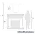 thumbnail image 2 of Golden Lighting Aruba 1 Light Incandescent Wall Sconce Natural Black Finish, 2 of 6