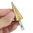 thumbnail image 3 of HSS Steel Step Cone for Drill Bit Hole Cutting Tool 4-20mm, 3 of 8