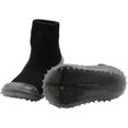 thumbnail image 5 of Skidders Baby Boys' Slippers - Non-Skid Slipper Sock House Shoe Booties Size: 12-24M, Size 12 Months, Black Crystal Grip, 5 of 6