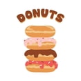 thumbnail image 2 of CafePress - Donuts Dessert -  Round Wood Ornament 4", 2 of 2