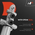 thumbnail image 3 of A-Premium Brake Master Cylinder Compatible with Mercedes-Benz Vehicles - For CLS550, CLS63 AMG, E320, E350, E500, E55 AMG, E550, E63 AMG, G55 AMG, G550 - Replaces 0064301301, 113770, 3 of 8