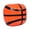 Orange, variant on White 15Cm Pu Foam Silent Soft Football For Kids Indoor Mini Cotton Baby Coordination Toy Play