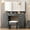 Gray, variant on Vanity with Mirror and Lights, Makeup Vanity with 7 Drawers, Vanity Set with Tri-Folding 3 Colors Lighting Mirror and Cushioned Stool, Big Vanities with Power Outlet Perfect for Bedroom, Gray