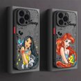 thumbnail image 2 of Case For Apple iPhone 11 13 15 14 Pro Max 12 Mini 7 8 Plus XR X XS XE 6 6S Skin Feel Scrub Phone Cover TPU Disney Princess Shell, 2 of 5