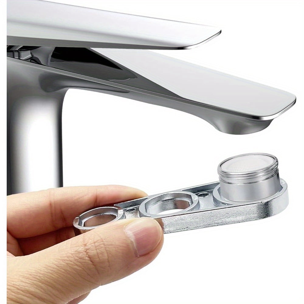 Multi-Use Faucet Aerator Removal Wrench Tool, Spout Removal Tool Universal Wrench for Kitchen Bathroom Faucet Parts