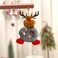 thumbnail image 6 of CuiLiyq Christmas Tree Ornaments, Cute Knitted Plush Christmas Dolls, For Family Festivals Wedding Party Ornaments and Christmas Gifts (Reindeer), 6 of 6
