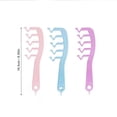 thumbnail image 4 of Portable Z Shape Comb Distribution Seam Comb,Hair Root Fluffy, Wide Tooth Large Hair Detangling Comb, Hair Styling Tool for Create Hairline[Pink], 4 of 4