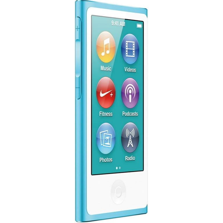 Used Apple iPod Nano 7th Generation 16GB Blue MD477LL/A - Walmart.com