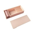 thumbnail image 2 of GUOOL Cornstarch Tapper Box Container for Clays Molding Easy to Use Accessories Soft Clay Powder Box with Brush for Earring Making Apricot, 2 of 9