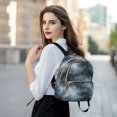 thumbnail image 6 of FORMRS Mini Backpack Purse for Women Quilted Travel Daypack Casual Shoulder Bag, Watercolor Sky Pattern, 6 of 7
