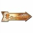 thumbnail image 3 of SignMission P-ARROW8-999846 8 x 24 in. Wide Gingerbread Arrow Sign, 3 of 4