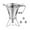 1800ml 3 spout, variant on Esquirla Dispenser, Confectionery Funnel, Cooking And Baking Device, Funnel for Chocolate, Takoyaki Balls, Desserts, Cupcakes 1200ml lid 4 spout