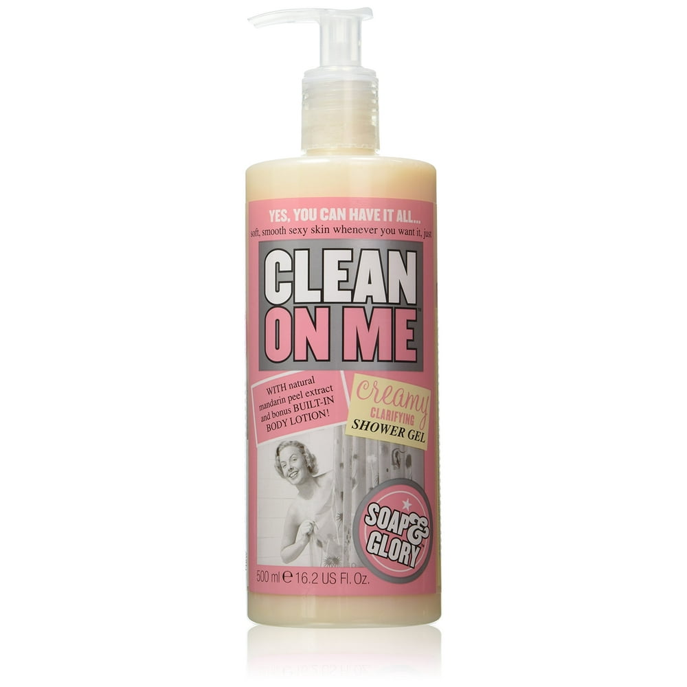 Soap & Glory Clean On Me Creamy Clarifying Shower Gel 500Ml Walmart