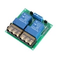 thumbnail image 1 of 2-Channel DC 12V 30A Relay Board Module Optocoupler Isolation High/Low Trigger, 1 of 7