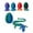 Green, variant on 3D Printed Dragon Eggs With Dragon Inside, Easter Mystery Dragon Egg Articulated Crystal Dragon Fidget Toy, Surprise 3D Printed Animals Toy Set