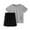 Gray, variant on Cethrio Boys Activewear Outfit Sets, 2 Piece Quick-dry Summer Football Boys' Clothing Sets Gray Size 10-12