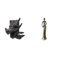 thumbnail image 1 of Figura africana sujetalibros, estatua de escritorio, adorno coleccionable de resina premium, ideal para decoración del hogar, oficina o estantería., 1 of 8