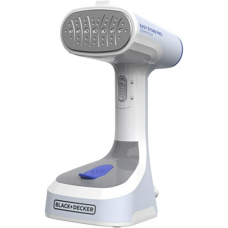 BLACK DECKER Easy Store Pro Foldable Steamer, GS0311-1PD, 45-Second Heat Up, Extra Long Power Cord & Lint Remover Attachment, Powerful Steam Performance for Clothes, Drapes & Upholstery