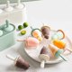 thumbnail image 5 of (blanc Cass) Moules Crme Glace En Silicone En Forme De Dessin Anim - Sans Bpa - Rutilisables - Pour Faire Des Sucettes Glaces Et De La Crme Glace, 5 of 5