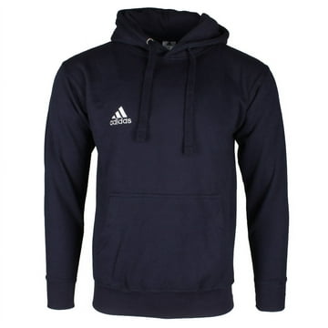 Adidas Men's Logo Long Sleeve Pullover Hoodie Navy
