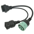 thumbnail image 2 of OBD2 Y Splitter Scanner Cable, OBDII 6Pin 9Pin Cable Easy To Use Long Service Life Oxidation Resistance  For Car, 2 of 8