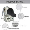 thumbnail image 2 of Butterfly Lovers School Backpack with Colorful Floral Pattern – Lightweight Travel Bag with Oxford Durable Material, Large Capacity, Anti-theft Features for Students, Teens, and Women, 2 of 3