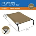 thumbnail image 3 of The Original Coolaroo Elevated Pet Dog Bed Replacement Cover, Large, Nutmeg, 3 of 7