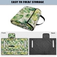 thumbnail image 6 of Pzuqiu Tropical Leaves Quilted Golf Cart Seat Cover | 2-Person Universal Fit with 4 Pockets | Non-Slip Protective Accessory for Golfers, 6 of 9