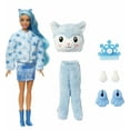 thumbnail image 7 of Barbie Doll, Cutie Reveal Husky Plush Costume Doll with 10 Surprises, Mini Pet, Color Change and Accessories, Snowflake Sparkle, 7 of 7