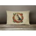 thumbnail image 4 of Carolines Treasures DAC2312PW1216 16 x 12 in. Unisex Basenji Christmas Flowers Polyester Fabric Throw Pillow, 4 of 4
