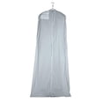thumbnail image 2 of Econoco W72 - Long Garment Bag - 3 Gauge Vinyl Taffeta Finish With Hanging Document Pocket And Center Zipper, 24" X 36" X 72", White (Pack Of 36), 2 of 2