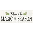thumbnail image 2 of Reed, Tara 18x10 White Modern Wood Framed Museum Art Print Titled - Peaceful Christmas-Magic of the Season horiz black text, 2 of 4