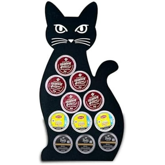 Cat Coffee Pod Holder For K Cup Holder Black Coffee Pod Organizer K Pod Holder For Counter$$Home Decor, Kitchen, & Other