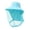 Sky Blue, variant on Tweang Mosquito Hat Mosquito Head Net Hat, Mosquito Sun Hat with Veil Mesh Neck Flap Hiking Camping Boonie Hats Caps Camouflage One Size