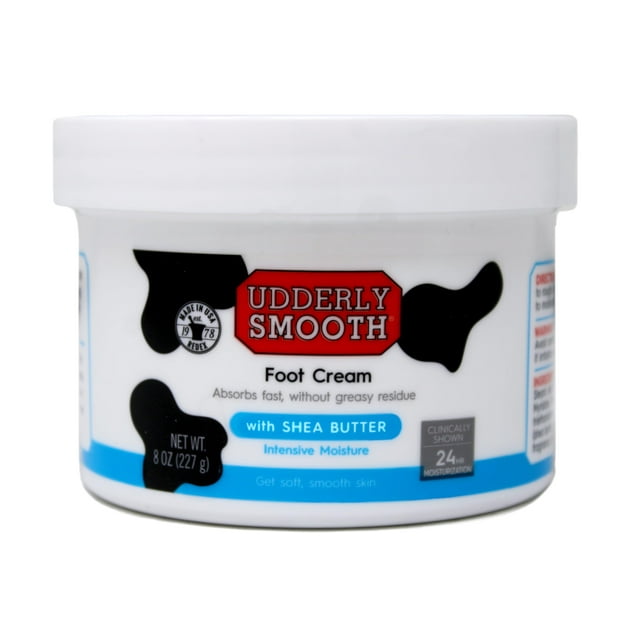 Crema para pies UDDERLY SMOOTH con manteca de karité 240 ml