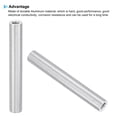 thumbnail image 4 of 6pcs M3 Aluminum Spacers,M3 Metal Spacer 3mm ID x 5mm OD x 37mm L Threaded Spacer Screw Standoff for Drones,Silvery, 4 of 5